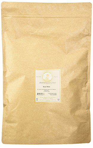 Zhena's Gypsy Tea Rose Mint Organic Loose Tea, 16-Ounce Bag