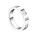 Z.RACLE 4mm Love Rings for women with Screw Design Best Gifts for love Sliver - 7