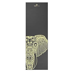 Yoga Studio Designed Yoga Mat – 183cm x 61cm Mandala Mat, 6mm Non-Slip Yoga Mat, Tear Proof PVC Mat