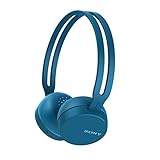 Sony WH-CH400 Wireless Headphones (Blue)