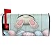 Wamika Funny Easter Rabbit Mailbox Cover - Cute Eggs Bunny Magnetic Mailbox Wrap - Standard Size 18