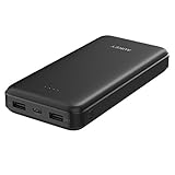 AUKEY 20000mAh Power Bank with USB-C in/Out Portable Charger & Dual-USB Battery Pack Compatible Google Pixel/XL, iPhone Xs/XS Max / 8 / Plus, iPad Air 2 and More