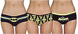 DC Comics Batman Glow In The Dark 3 PK Panties (Large)