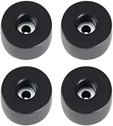 Adam Hall Hardware 4911 M4 AH - Bag of 4 Rubber Feet 38 x 25 mm, Black