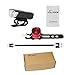 VOLADOR Bike Light Set, Bike Headlight USB Rechargeable, LED Bike Front Light & Taillight, Water Resistant Cycling Light for Street/Mountain/ Kids Bikes