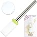PANA 3/32” Flat Top Large Barrel Ceramic Bit - Extra Fine Grit - Professional Nail Drill Bit for Manicure Pedicure Acrylic Nail File Tools Cuticle Polishing Dremel Machine