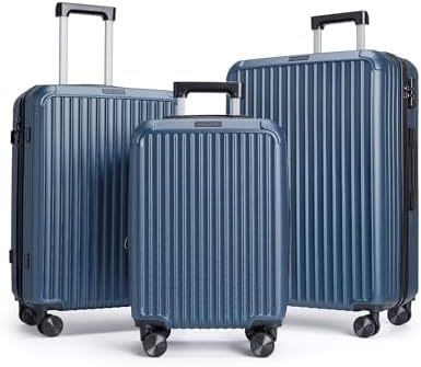 Amazon.com | Merax Luggage Set 3 Piece, ABS Durable Lightweight