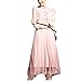 Itopfox Women Half Sleeve Gradient Chinese Collar Qipao Midi Dress