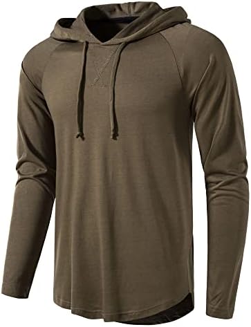 SIR7 Men's Gym Workout Active Long Sleeve Pullover Lightweight
