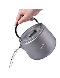iBasingo   Tetera de titanio con filtro para exter