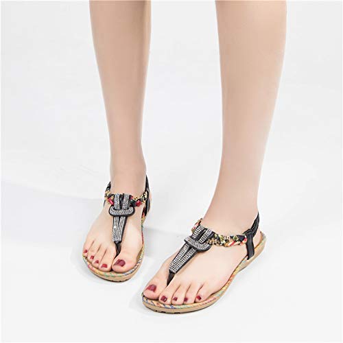 Women Fashion Crystal Sewing Roma Style Slipper Sandals Casual Shoes
