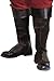 Child's Black Simulated Leather Pirate Costume Boot Tops