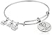 Alex and Ani Charity By Design Peace of Mind Rafaelian Silver Bangle Bracelet