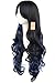 MapofBeauty Multi-color Lolita Long Curly Clip on Ponytails Cosplay Wig