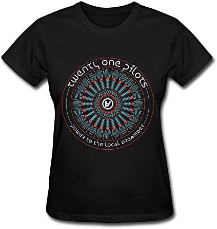 Black T Shirt For Women Twenty One Pilots Tour Poster