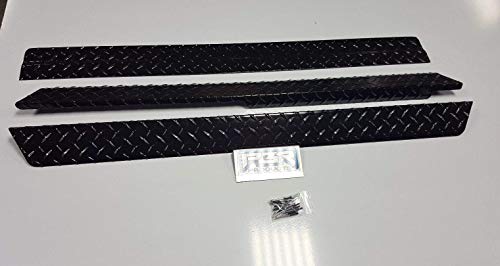 Club Car DS Diamond Plate Rocker Panel covers & Kick Panel BLACK - Thumbnail 2