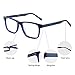 OCCI CHIARI Non-Prescription Eyewear Frame Clear Eyeglasses Men Optical Glasses Blue