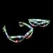 dazzling toys LED Flashing Sunglasses Kids Light Up Blinking Sun Glasses Set of 2 Battery Operated Multi-Color Rave Party Accessory Glasses Novelty Party Favors