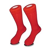 Antonio Ricci Solid Color Men's Dress Socks (Red)