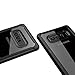 Samsung Galaxy Note 8 Case, Ubittek Clear Transparent Slim Anti-Slip Anti-Scratch Cover Soft TPU Frame and Acrylic Hard Back Protective Shock absorbing Bumper Case for Galaxy Note 8 - Black Frame