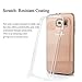 SWEES Phone Case Compatible Samsung Galaxy S6, New Slim Transparent Silicone Gel TPU Cover Compatible Samsung Galaxy S6 2015, Scratch Resistant [Clear View CASE], Crystal Clear Design