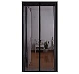 Magnetic Screen Door - Heavy Duty Mesh & Super Strong Velcro & Magnet Fits Doors Up to 34
