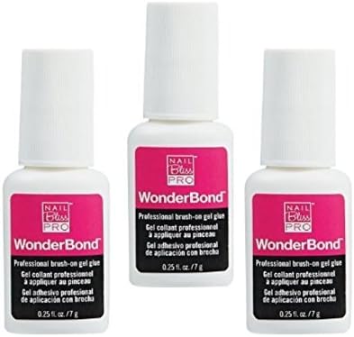 Wonder Bond Brush On Glue Gel - 3 Pack