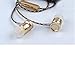 BBS-WOBA Sports Wired Earbuds Earphones with In-line Mic and Remote, Gold
