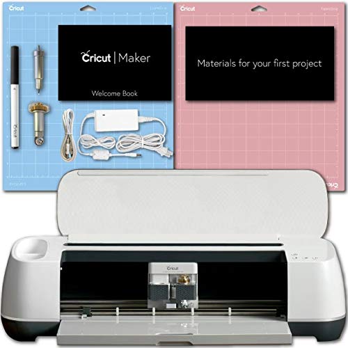 Cricut Maker Champagne Machine Bundle Smooth Heat Transfer Perm. Vinyl Tools Designs Guide