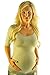 Mommylicious Black and White Striped Seamless Scoop Neck Maternity Top (Black White Striped)
