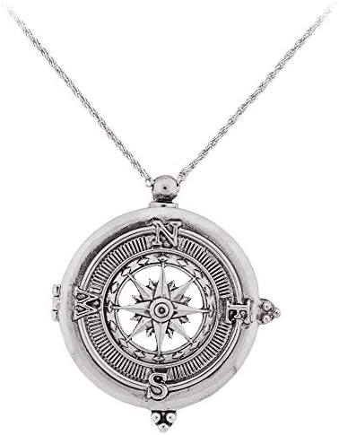 Magnifying Glass Necklace Long Necklace with Reading Magnifying Glass Pendant for Difficulty Reading menus