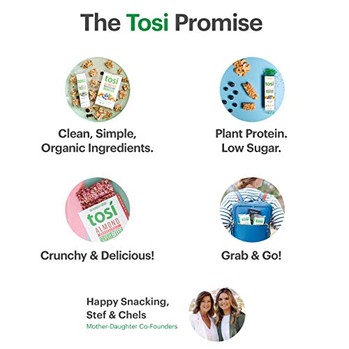 Tosi Organic SuperBites Vegan Snacks, 2.4oz (Pack of 12), Gluten Free, Omega 3s, Plant Protein Bars with Flax and Chia… - Image 5