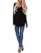 WFTBDREAM Womens Casual Curved Hem Long Sleeve T Shirt V Neck Side Slit Blouse