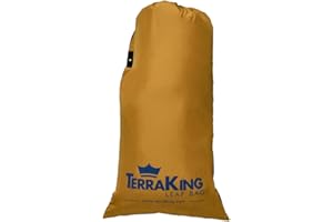 TerraKing 12 Cu. Ft. Commercial Leaf Bag - For Grass Catchers – Stand-On Lawnmowers - Heavy Duty Material – Nylon Bottom - Fast & Easy Leaf Collection [ST95085]