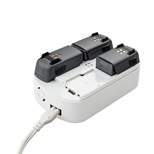 RCstyle Spark 6 in 1 Intelligent Rapid Battery Charger Hub Dock Compatible with DJI Spark Drone