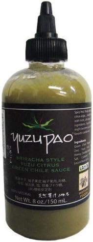 Yuzu Pao Sriracha Style Yuzu Citrus Green Chile Sauce 8 Oz. by Yuzu Pao