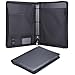 Plinrise Smooth Zippered PU Leather Portfolio with Loose-Leaf Binder, A Multifunctional Folder for Business Men Or Women/Teacher Gift