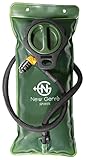 Hiking Hydration Bladder By NewGenré Sports - 100 Oz /3 Ltr Water Capacity Army Green Liquid Reservoir /w Detachable Insulated Tube - Ideal For Running, Cycling, Camping & Outdoor Activities