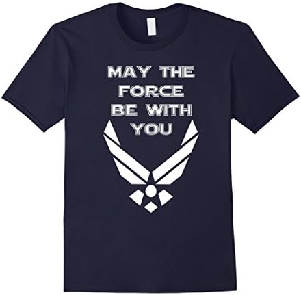 Mens U.S. Air Force tshirt Funny Force Logo USAF T-shirt Small Navy