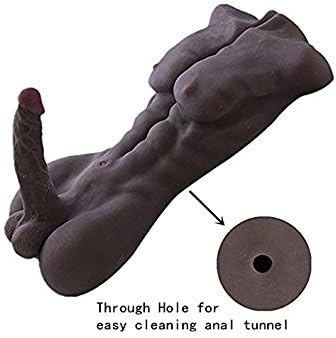 Brown silicone 3D doll man torso model