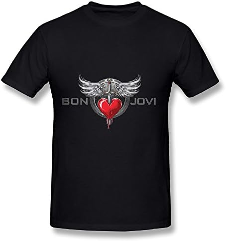 Best Black T Shirt For Men This House Is Not For Sale Lyrics Bon Jovi-