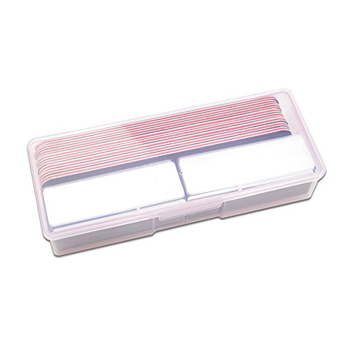 LILYS PET 2 pcs 3 Ways Nail Art Shiner Polish Sanding File Block Manicure Product with 16 pack Nail File Board Manicure Product Pedicure Kit - Thumbnail 3