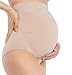MD Maternity Underwear Activewear Pregnancy Shapewear Panties Belly Support Briefs NudeL