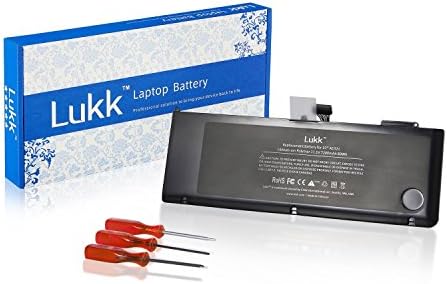 Lukk A1321 Laptop Battery for Apple A1286 [Mid 2009, Mid 2010 Version Only] Unibody MacBook Pro 15" - Fits MB985LL/A MB986LL/A MC118LL/A MC371LL/A MC372LL/A MC373LL/A + 12 Months Hassle-Free Warranty