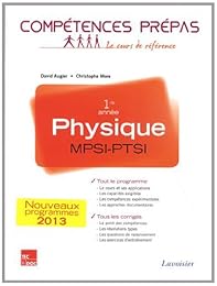 Physique, 1re année MPSI-PTSI