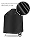 Hongso 7149 BBQ Grill Cover for 22.5 Inch Weber Charcoal Kettle Grills, Heavy Duty Waterproof Gas Grill Covers