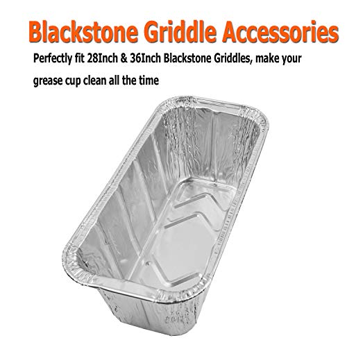 MixRBBQ BBQ Drip Pans Replacement for Blackstone 17”,22",28",30” & 36