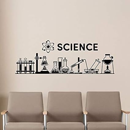 Science Citation Sticker Scientifique Scientifique Equipement Laboratoire Autocollant Mural Education En Classe Etude Decor Scolaire Affiche Murale 38x110cm Amazon Fr Bricolage