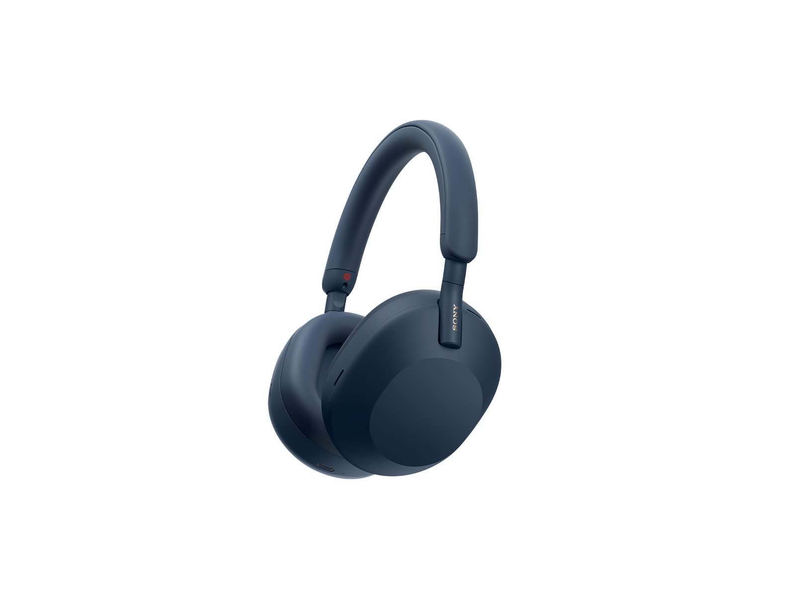 Photo 1 of ***MINOR DAMAGE*** Sony WH-1000XM5 Noise Canceling Wireless Headphones - 30hr Battery Life - Over-Ear Style - Optimized for Alexa and Google Assistant - Built-in mic for Calls (Blue) - International Version No Warranty