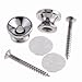 Kmise A0483 Mighty Mite Mm5610C Traditional Style Chrome Guitar Strap Buttons, 2 Pack